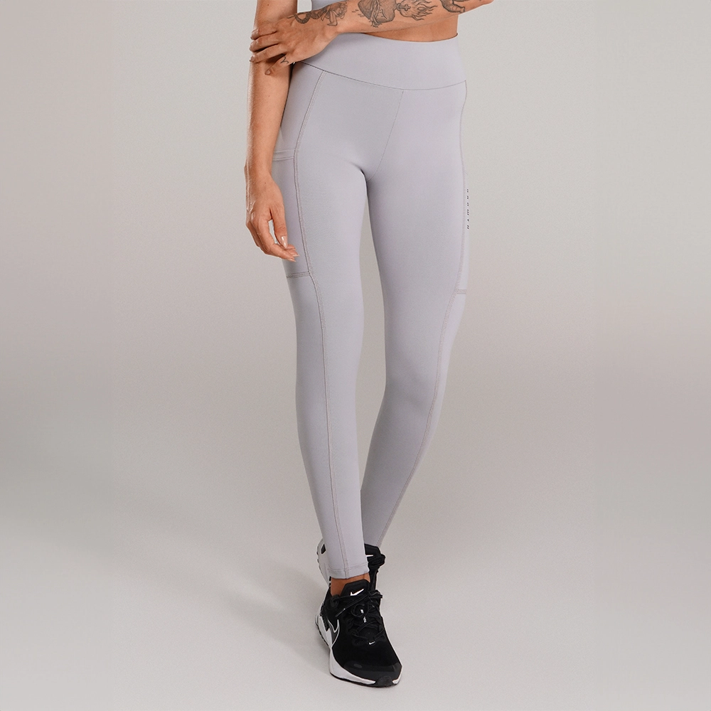 Legging Growth Beaut Cinza Glitter