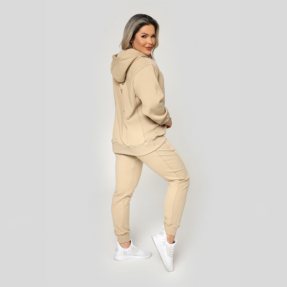 Calça Moletom Growth Under Bege