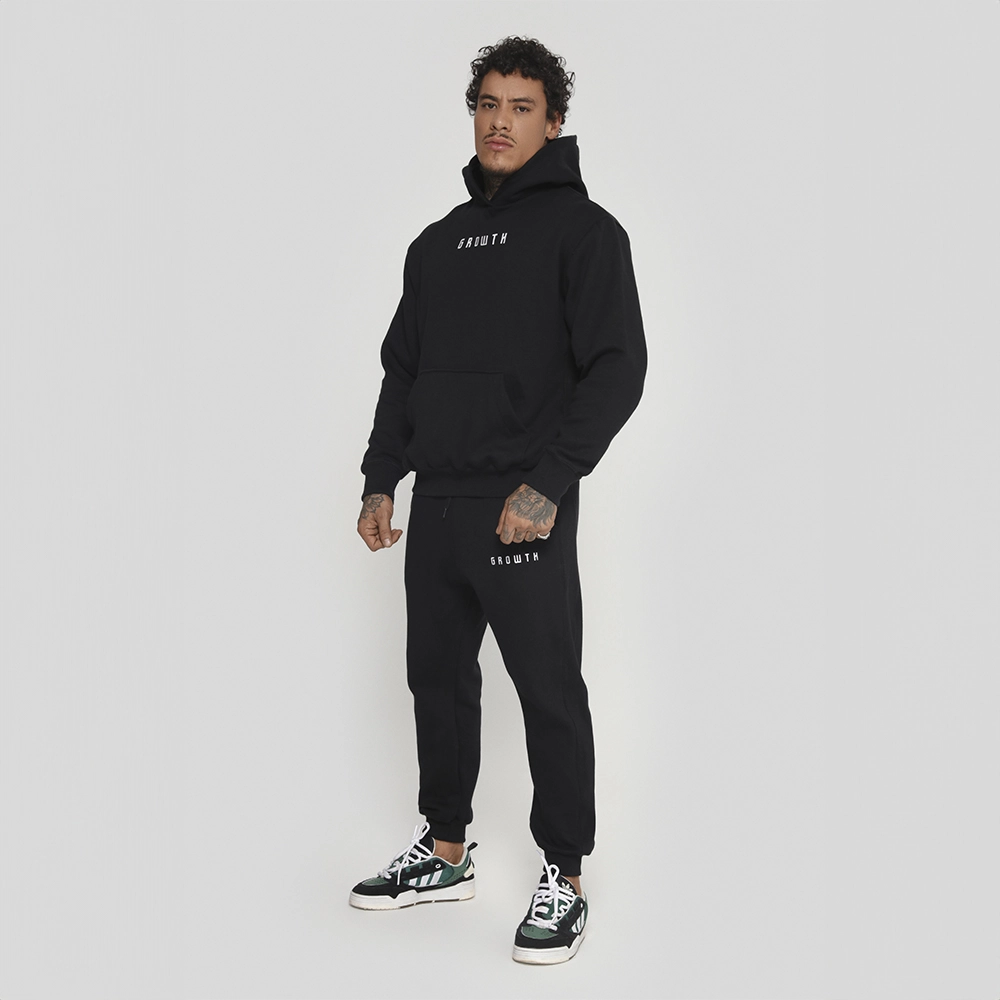Calça Moletom Growth Under Preto