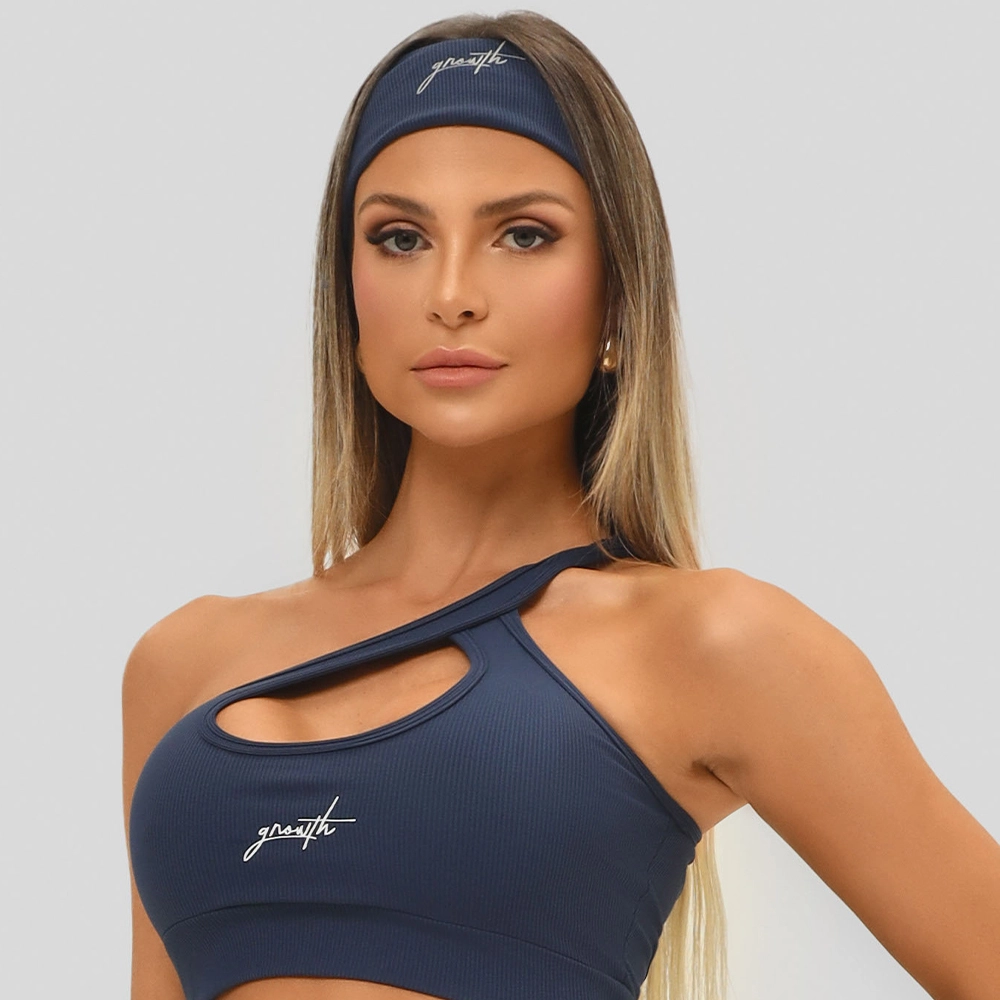 Faixa Larga Growth Hand Marinho