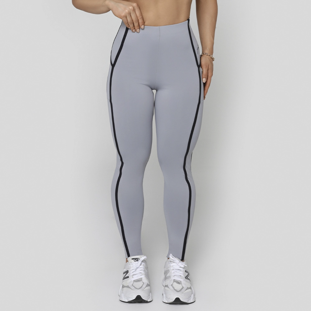 Legging Growth Cutt Cinza N
