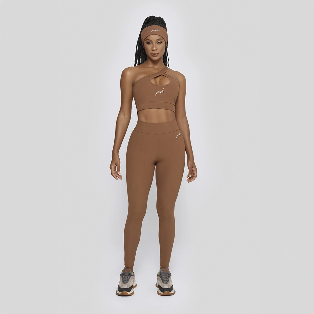 Legging Growth Hand Marrom