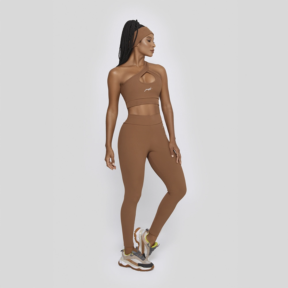 Legging Growth Hand Marrom