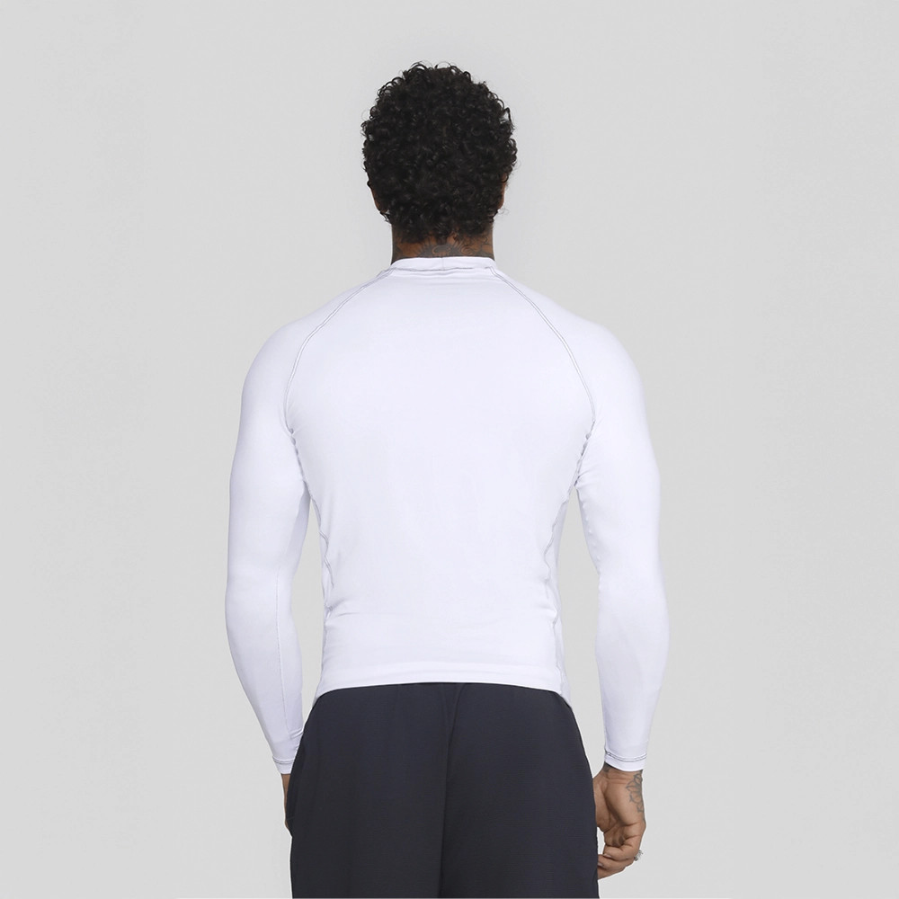 Camiseta Termica Manga Longa Growth Nec Branca