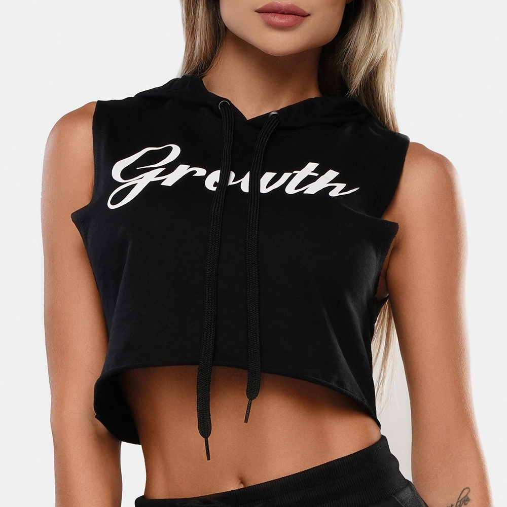 Cropped Moletinho Growth Fine Preto