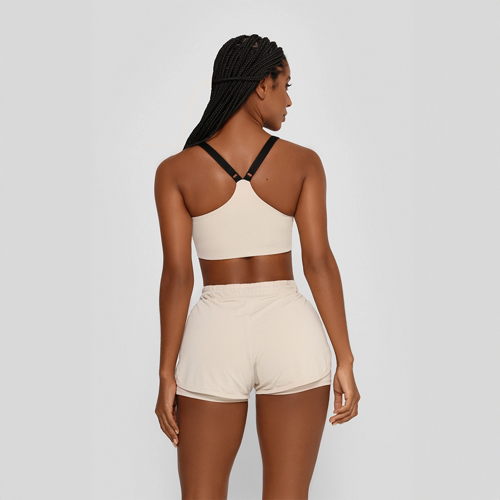 Shorts Duplo Growth Gip Bege Luna