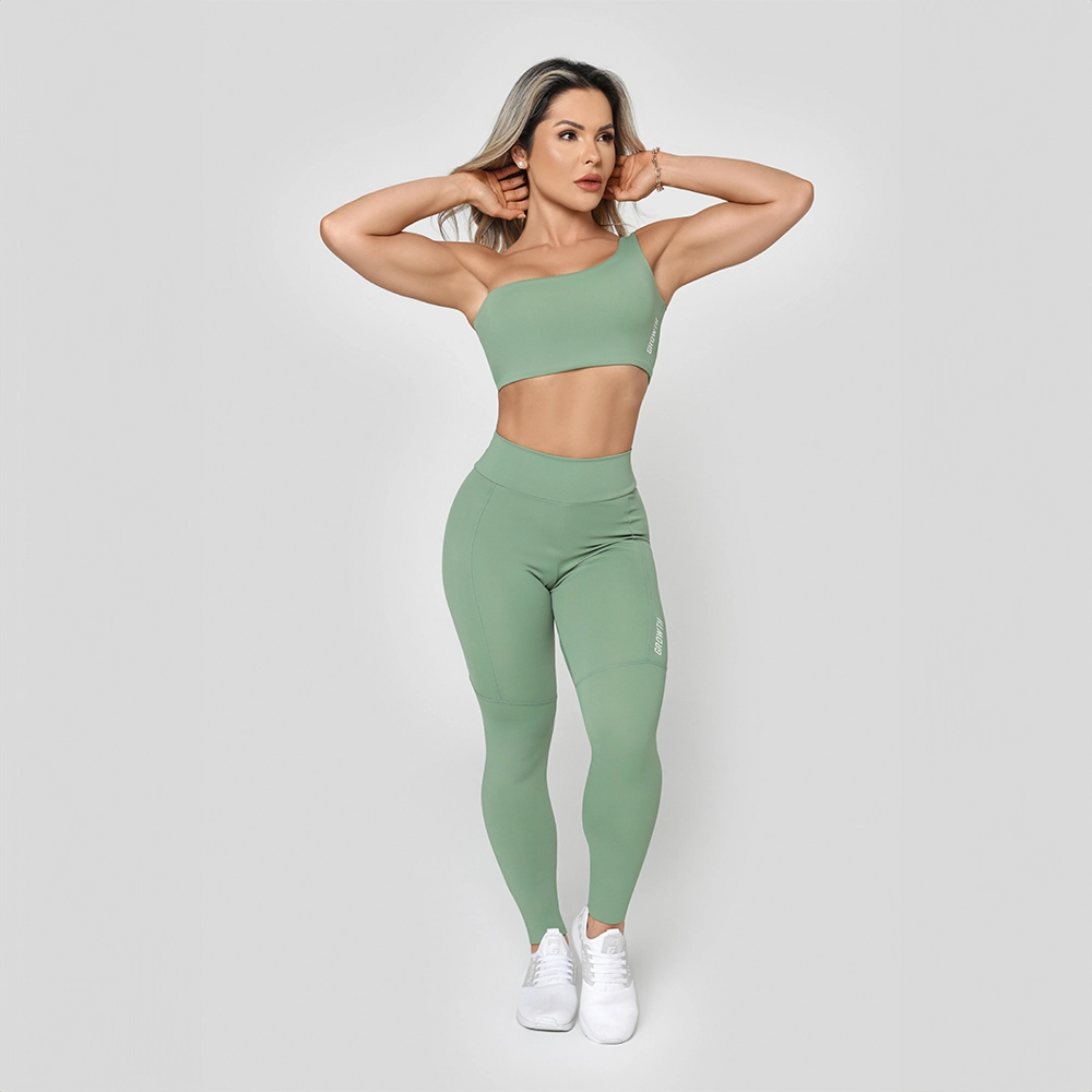 Legging Growth Shou Verde Malva