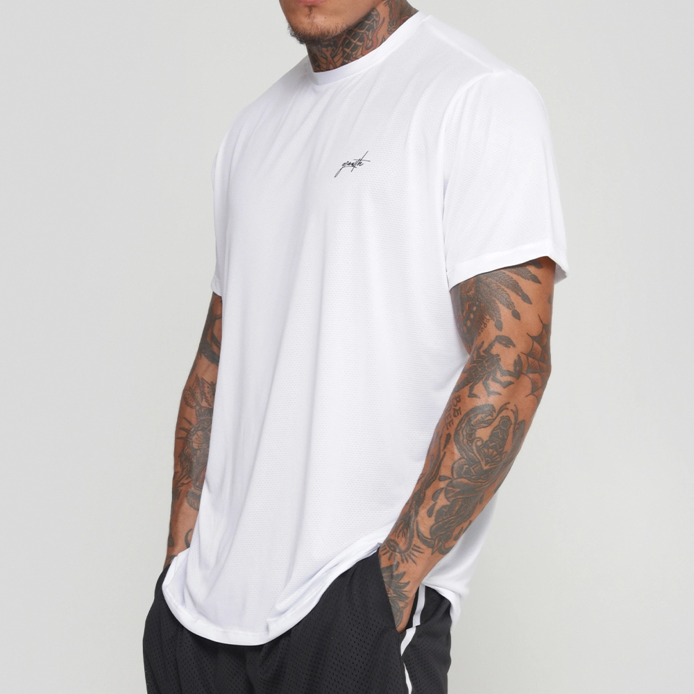 Camiseta Tecno Growth Manuscrito Branco