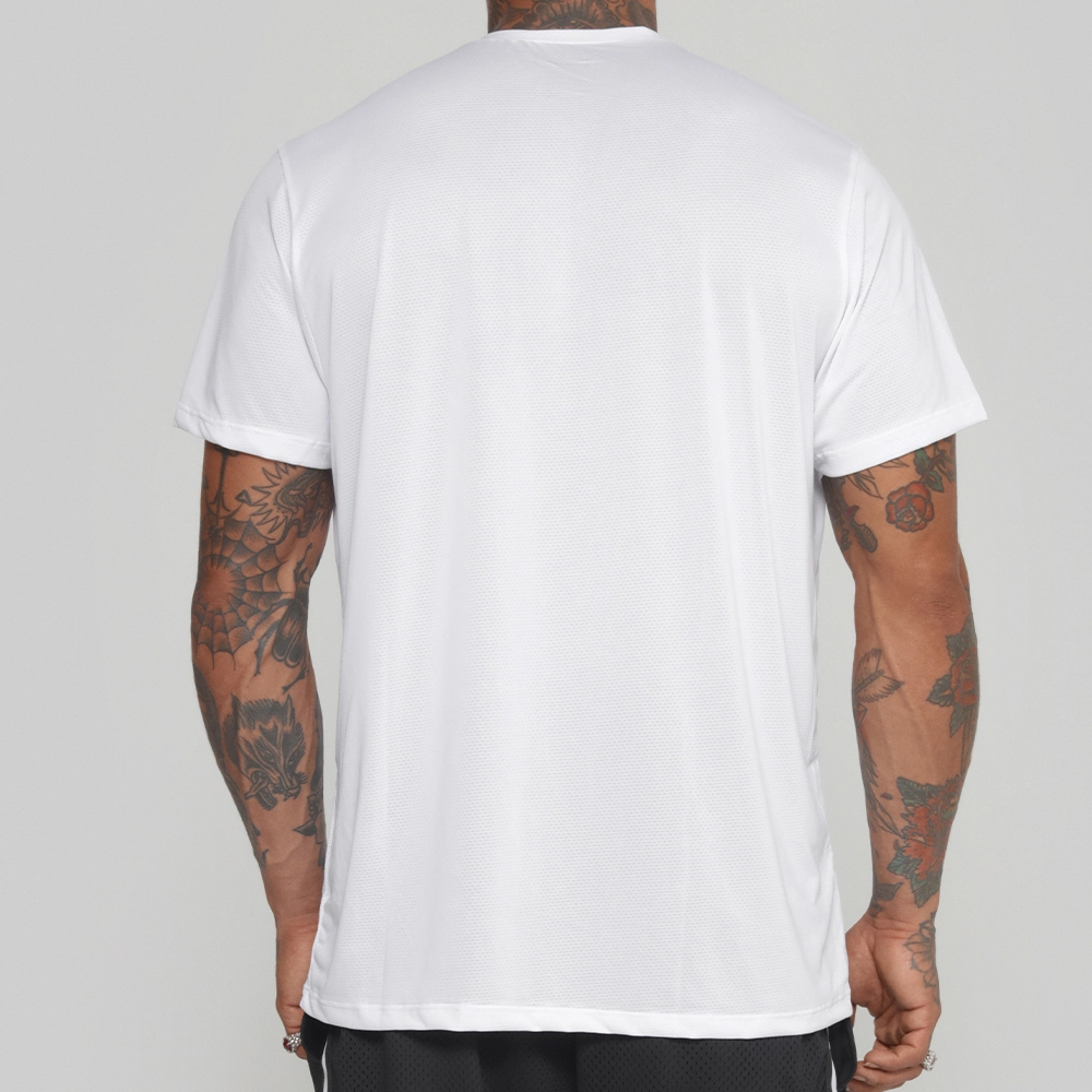 Camiseta Tecno Growth Manuscrito Branco