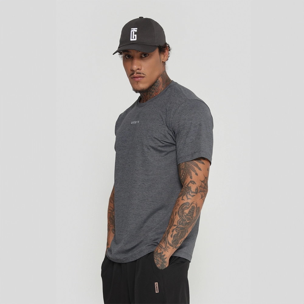 Camiseta Growth Under Cinza Mescla