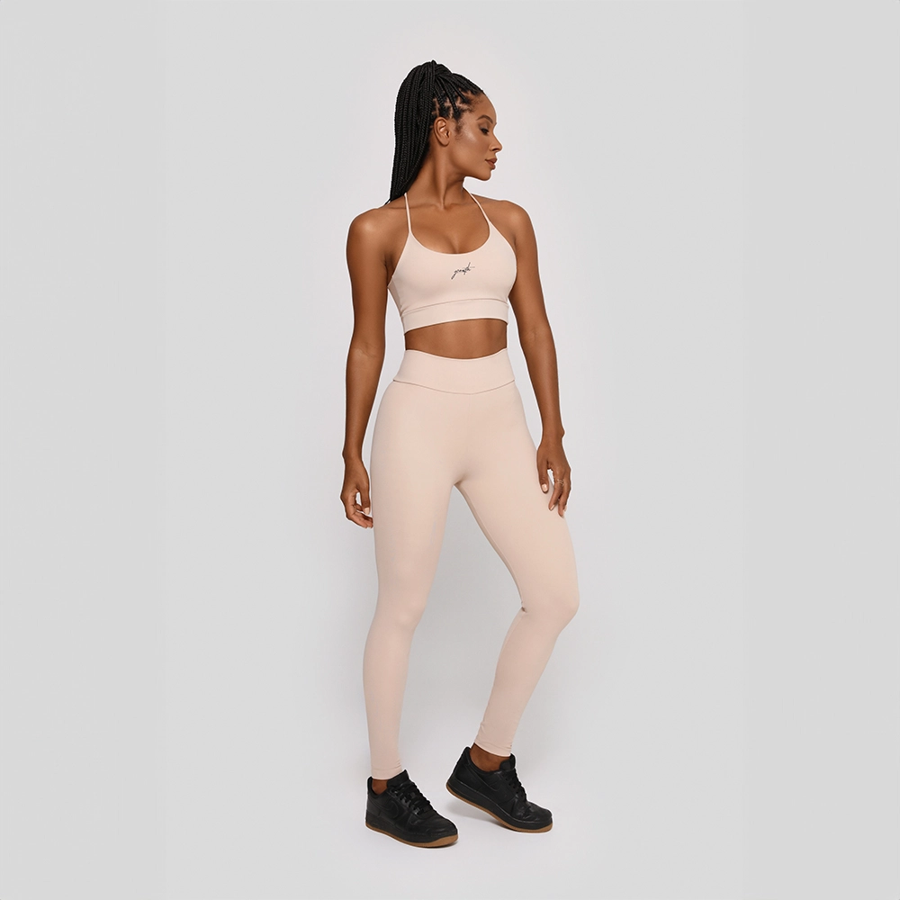 Legging Growth Pass Bege Nude