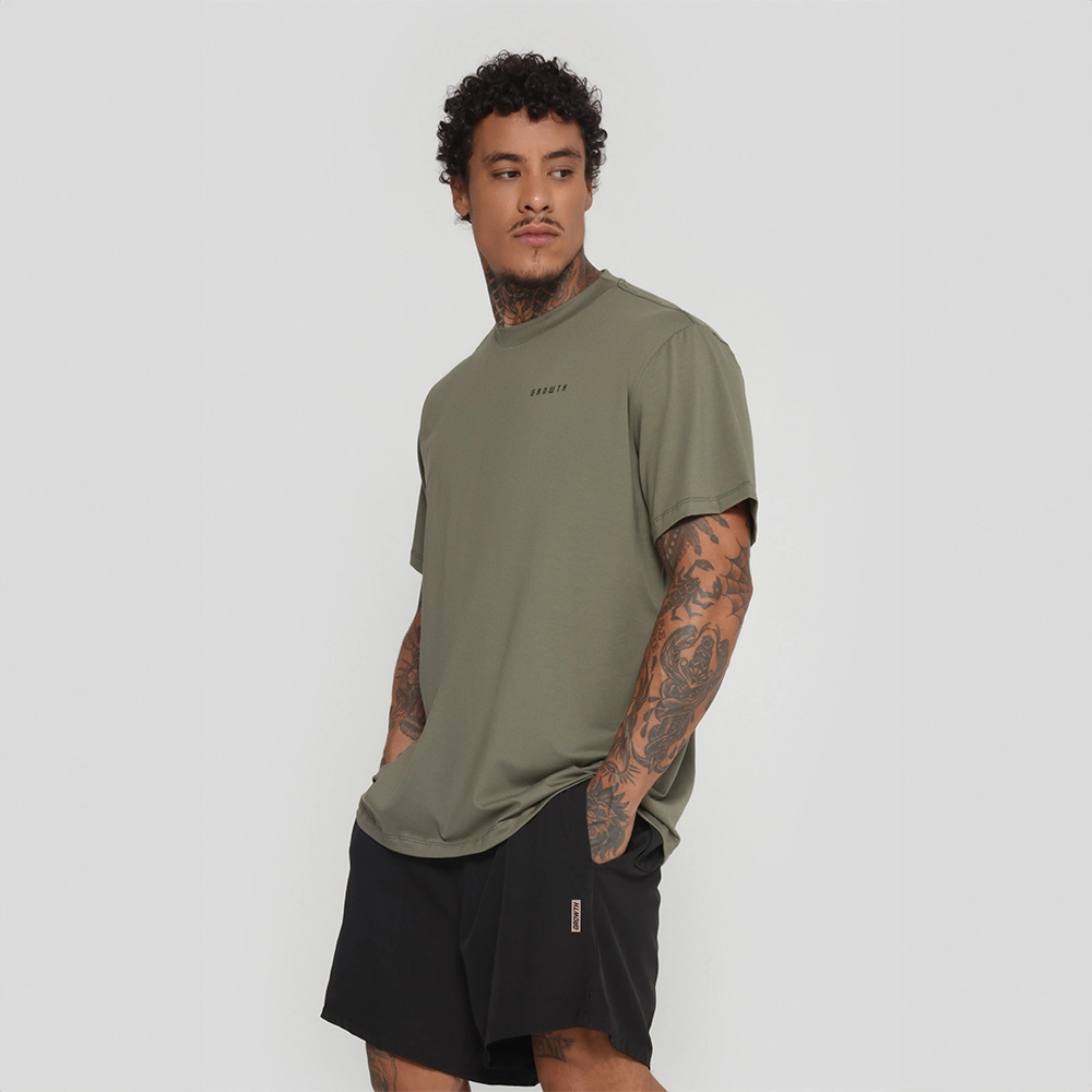 Camiseta Tecno Growth Under Verde Militar