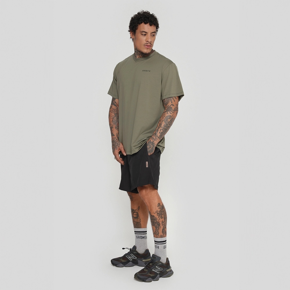 Camiseta Tecno Growth Under Verde Militar