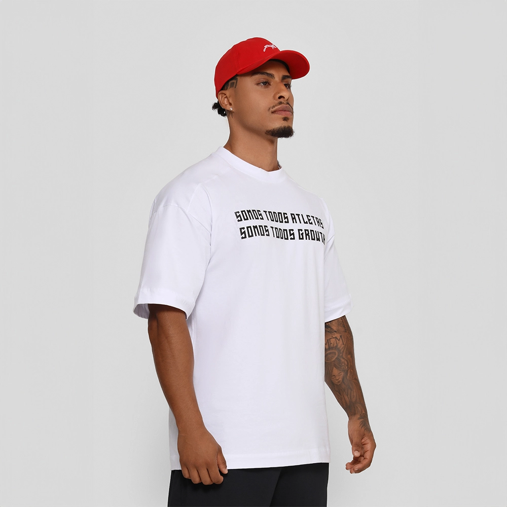 Camiseta Oversized Todos Growth Branco