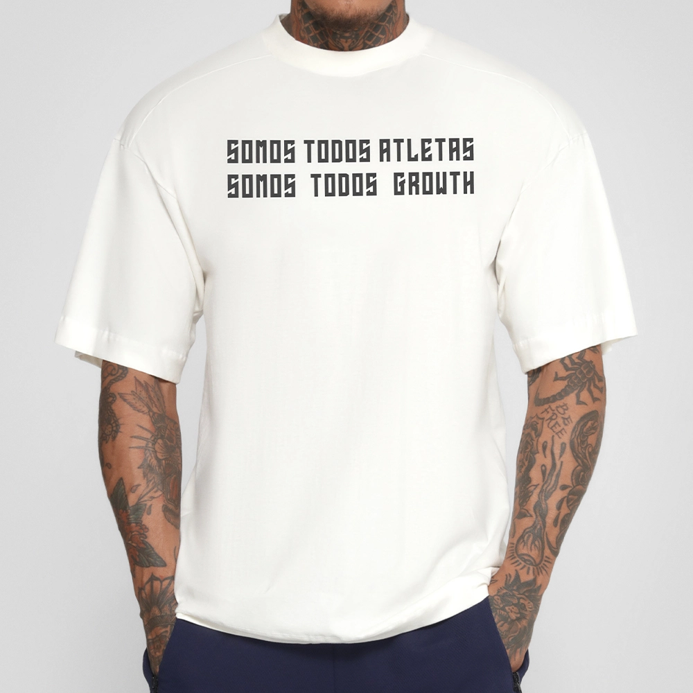 Camiseta Oversized Todos Growth Off White