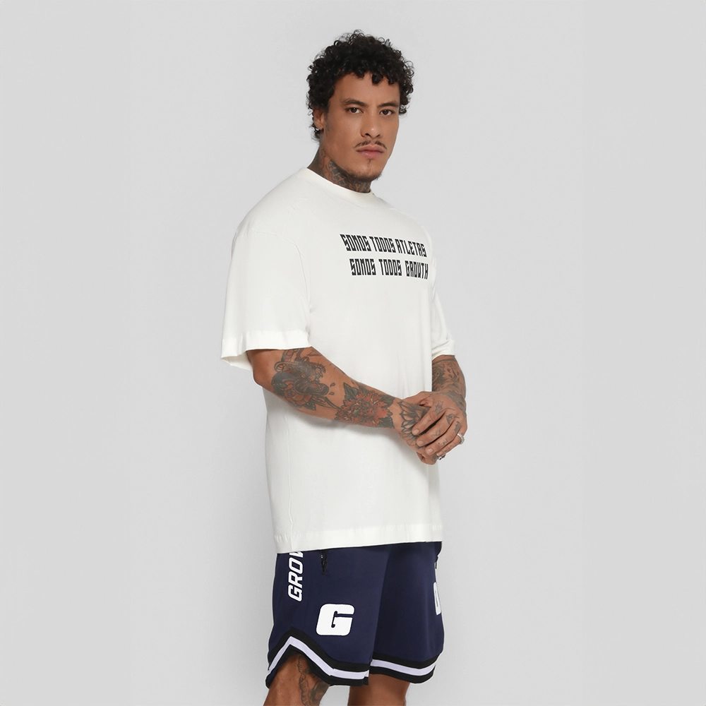 Camiseta Oversized Todos Growth Off White