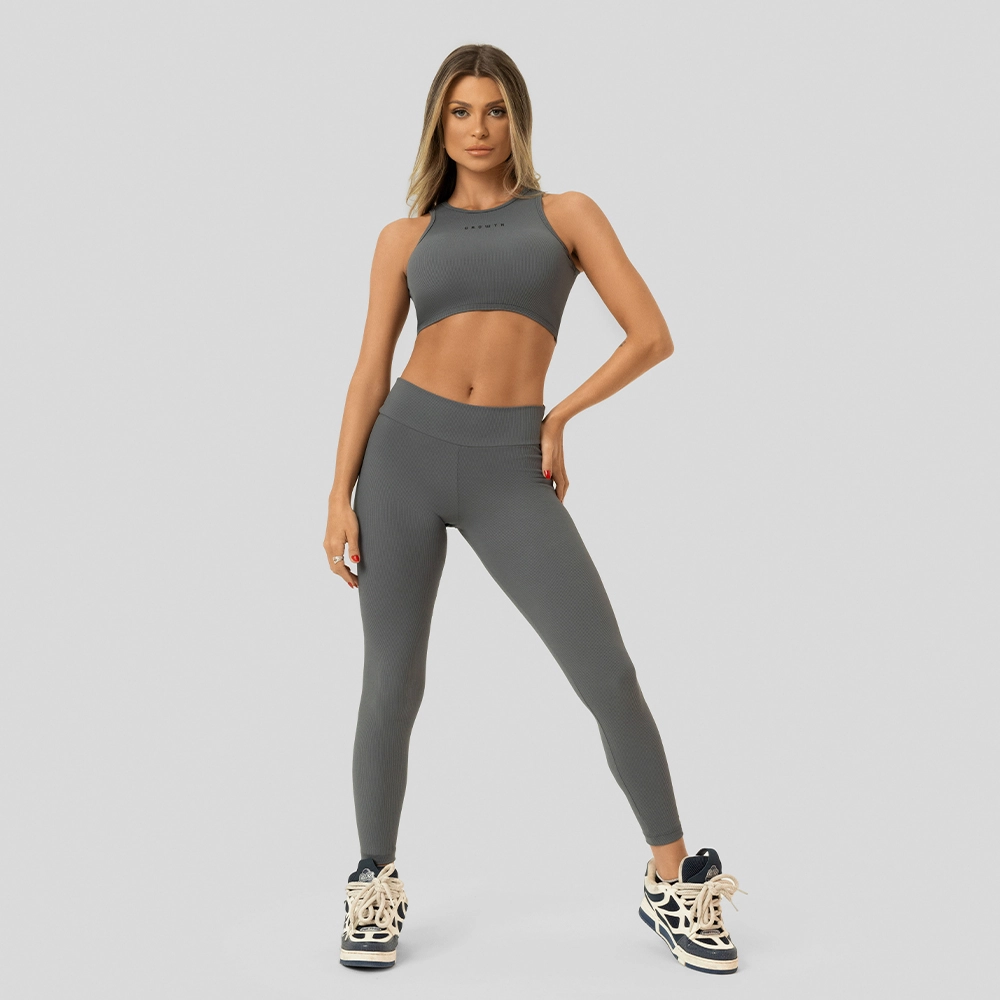 Regata Cropped Growth Bloc Cinza