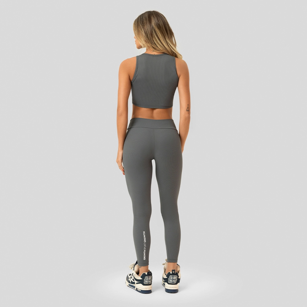 Regata Cropped Growth Bloc Cinza