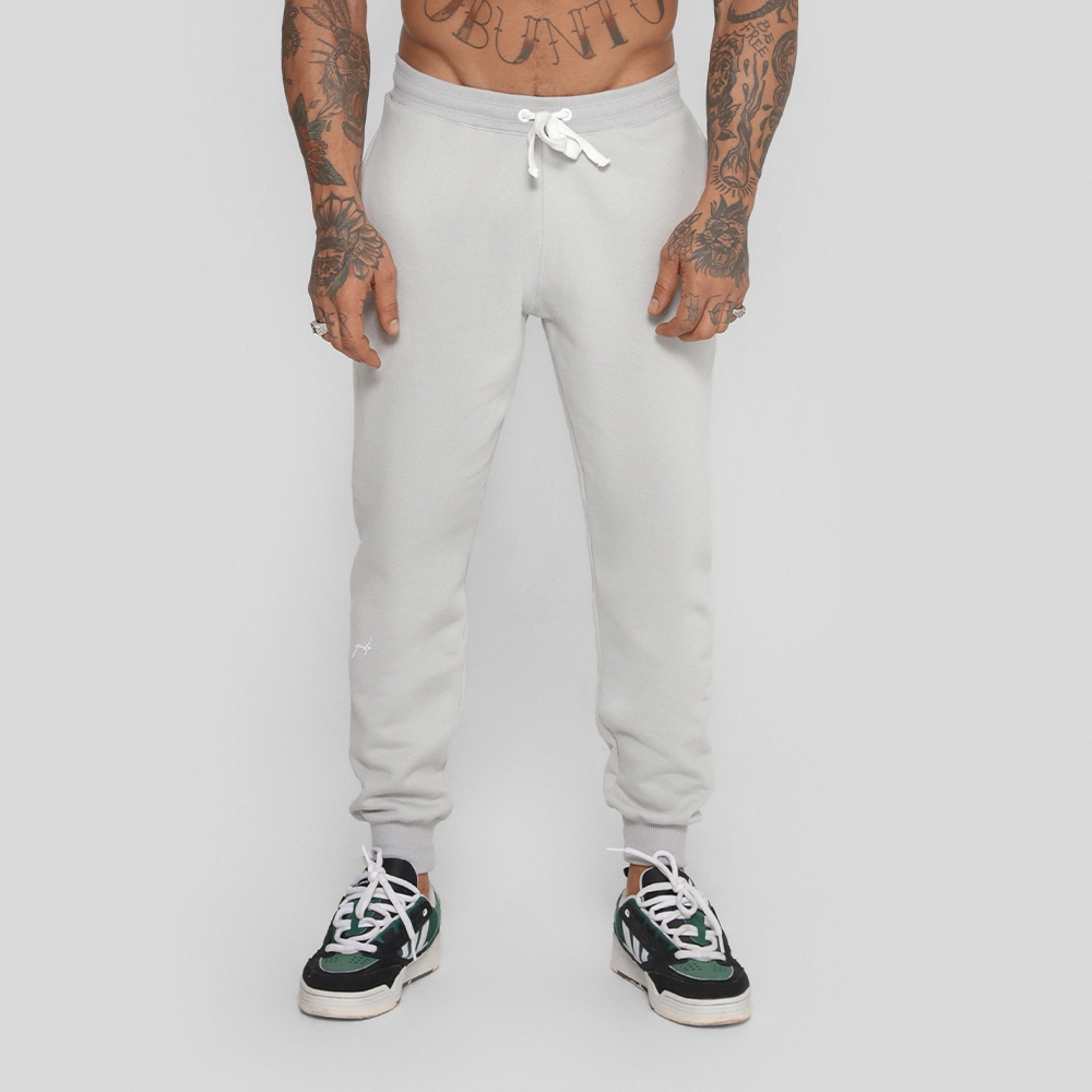 Calça Moletom Growth Manuscrito Cinza