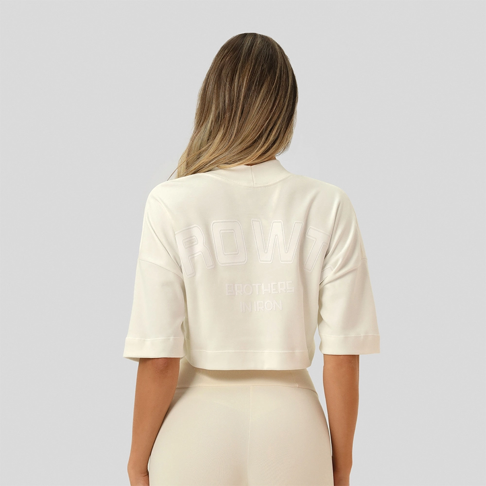 Cropped Growth Oversized Off White/Branco