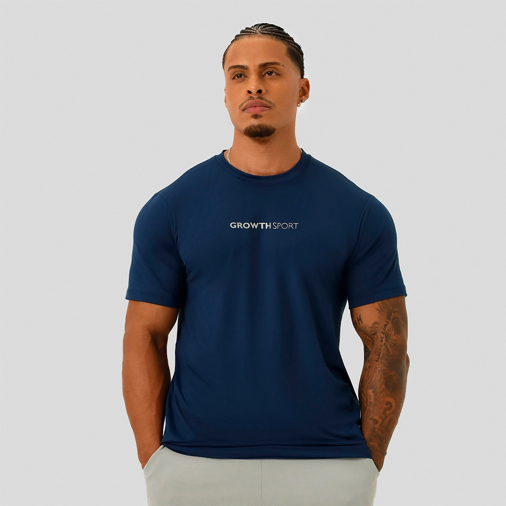Camiseta Growth Sport Performance Azul Marinho