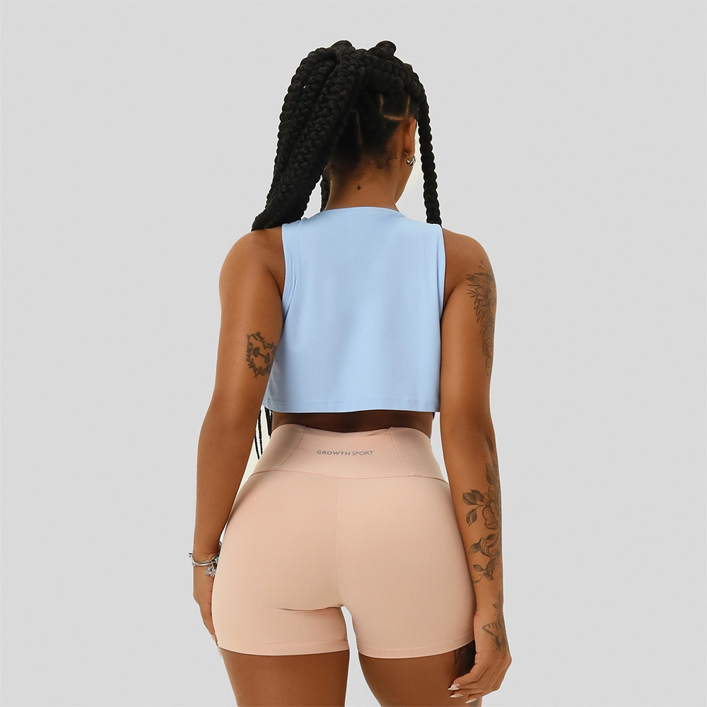 Regata Cropped Cava Azul Bebe