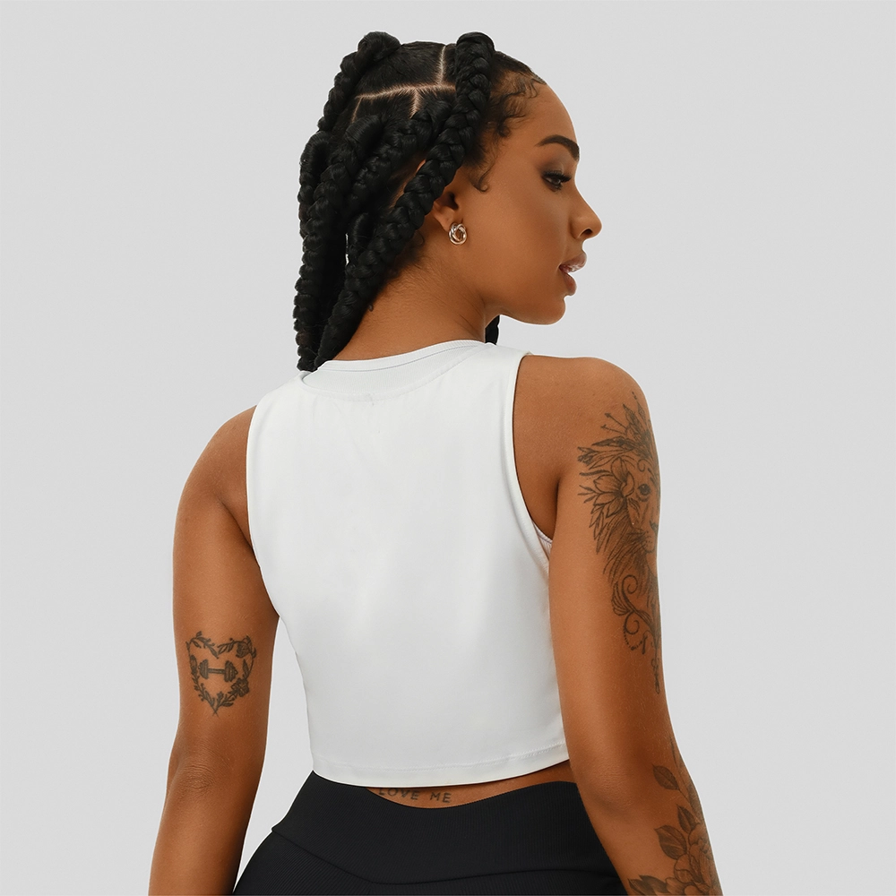 Regata Cropped Cava Branca