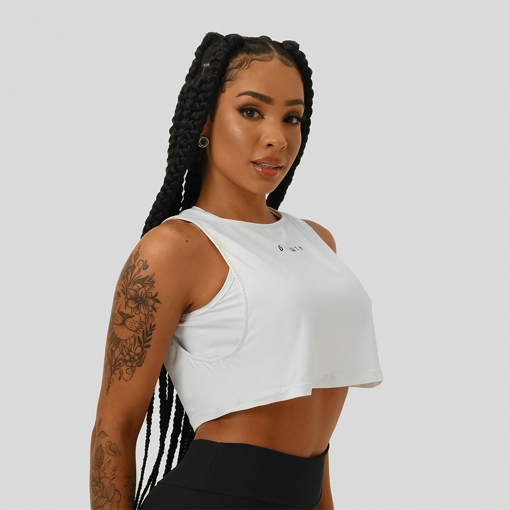 Regata Cropped Cava Branca