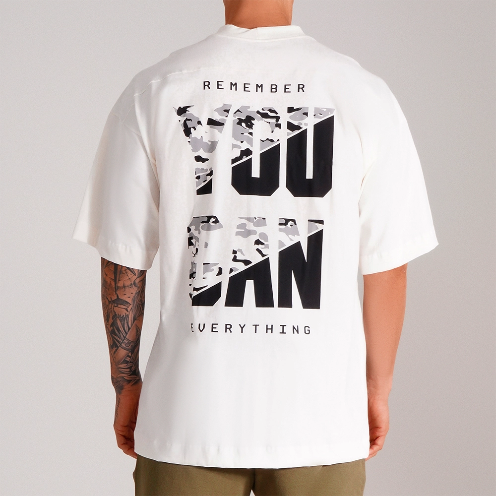 Camiseta Growth Oversized You Can Off White