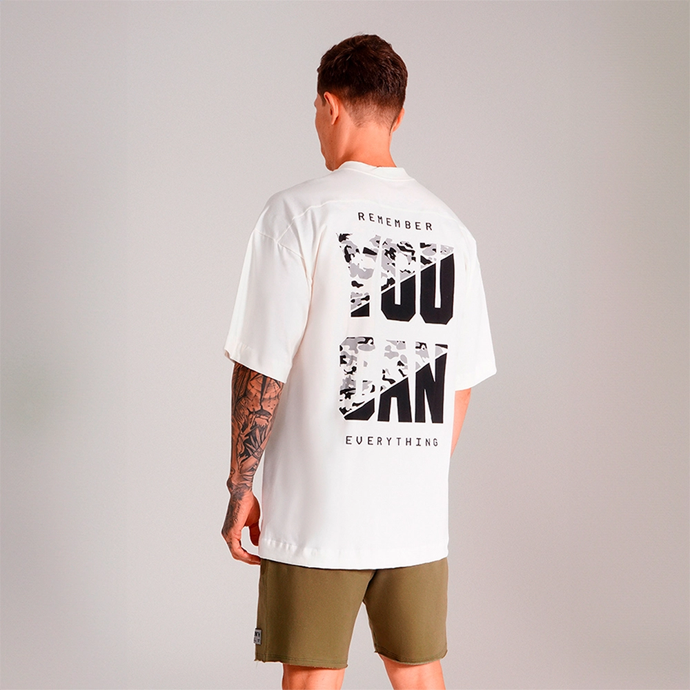 Camiseta Growth Oversized You Can Off White