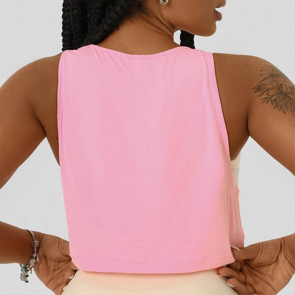 Regata Cropped Cava Rosa Bebe