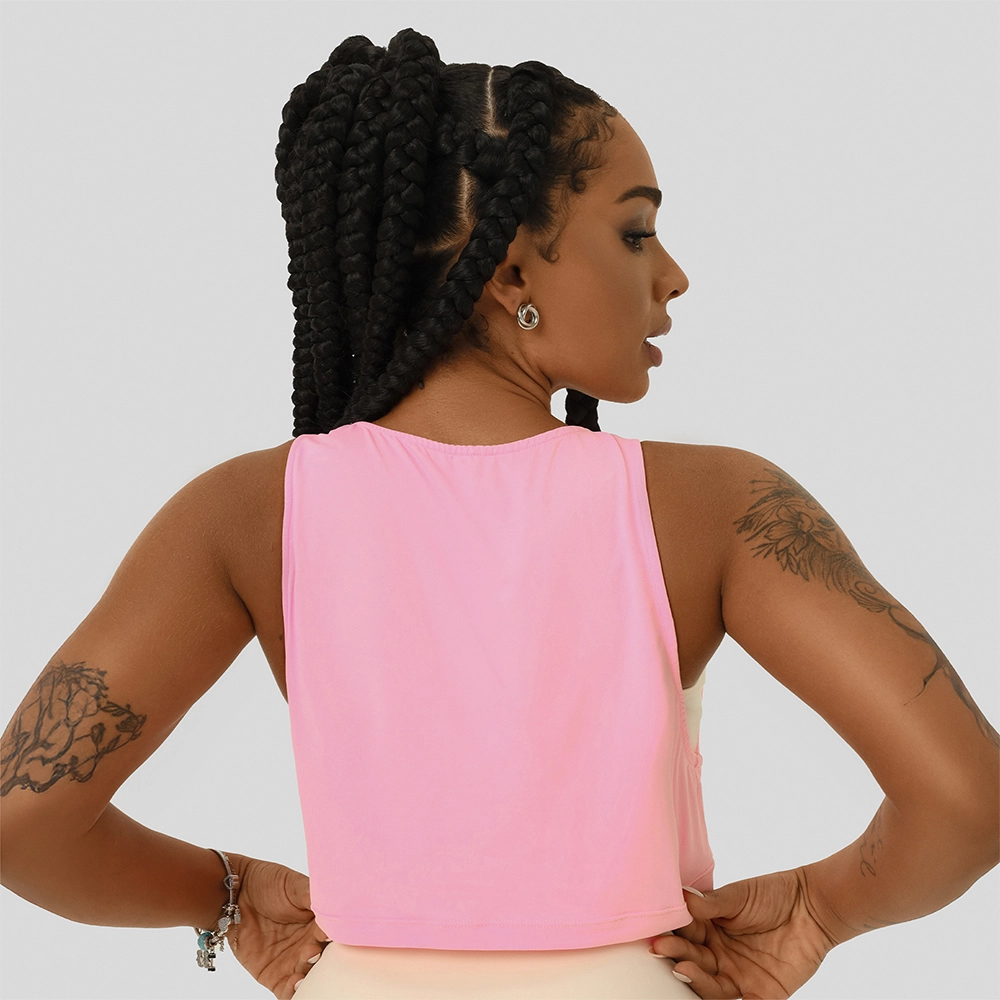 Regata Cropped Cava Rosa Bebe