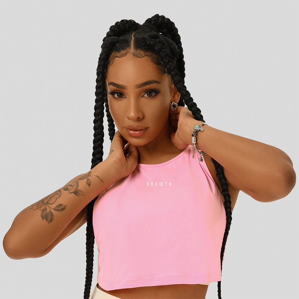 Regata Cropped Cava Rosa Bebe