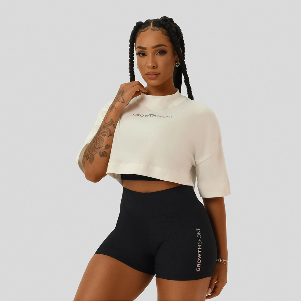 Cropped Growth Sport Oversized Off White