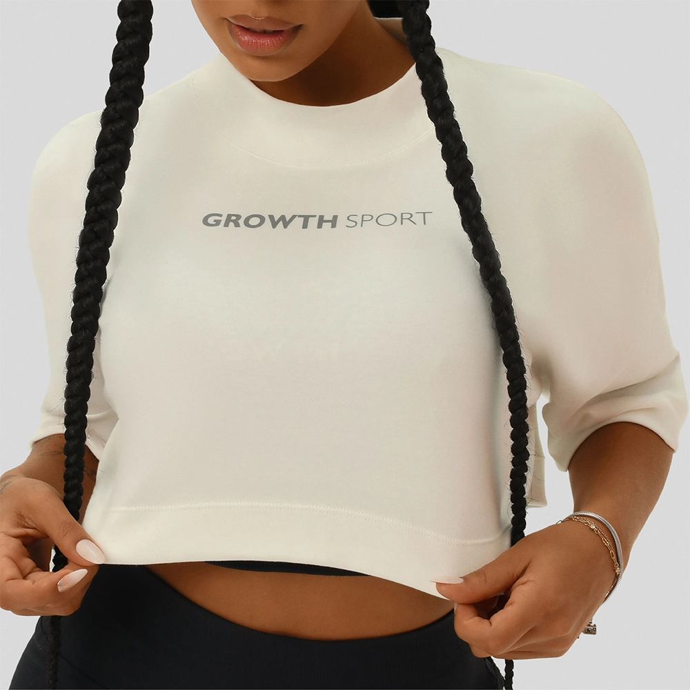 Cropped Growth Sport Oversized Off White