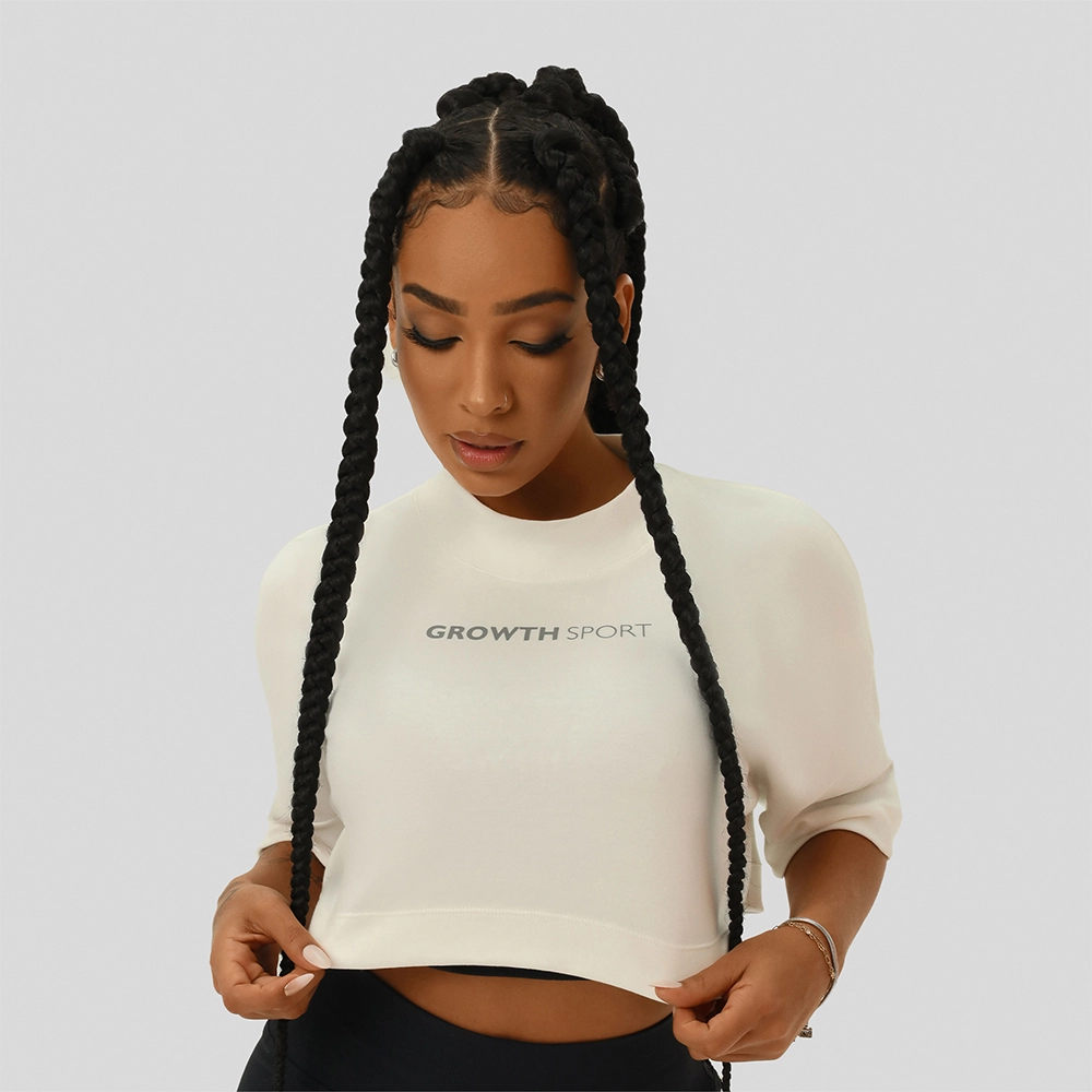 Cropped Growth Sport Oversized Off White