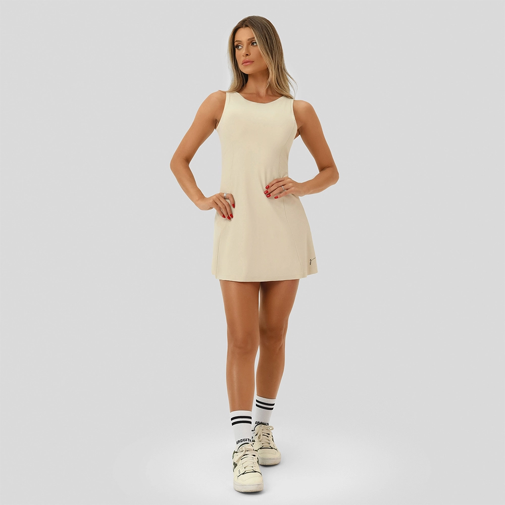 Vestido Growth Slim Bege Luna