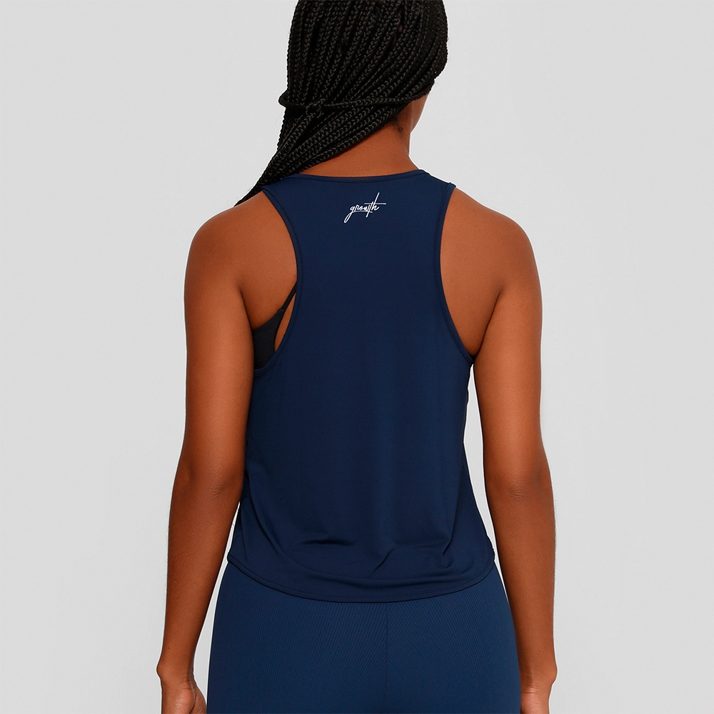 Regata Growth Air Manuscrito Azul Marinho