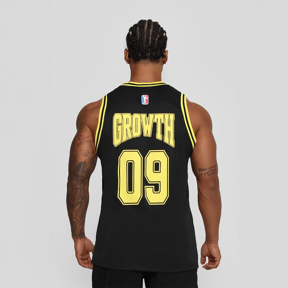 Regata Basket Growth Preta/Amarela