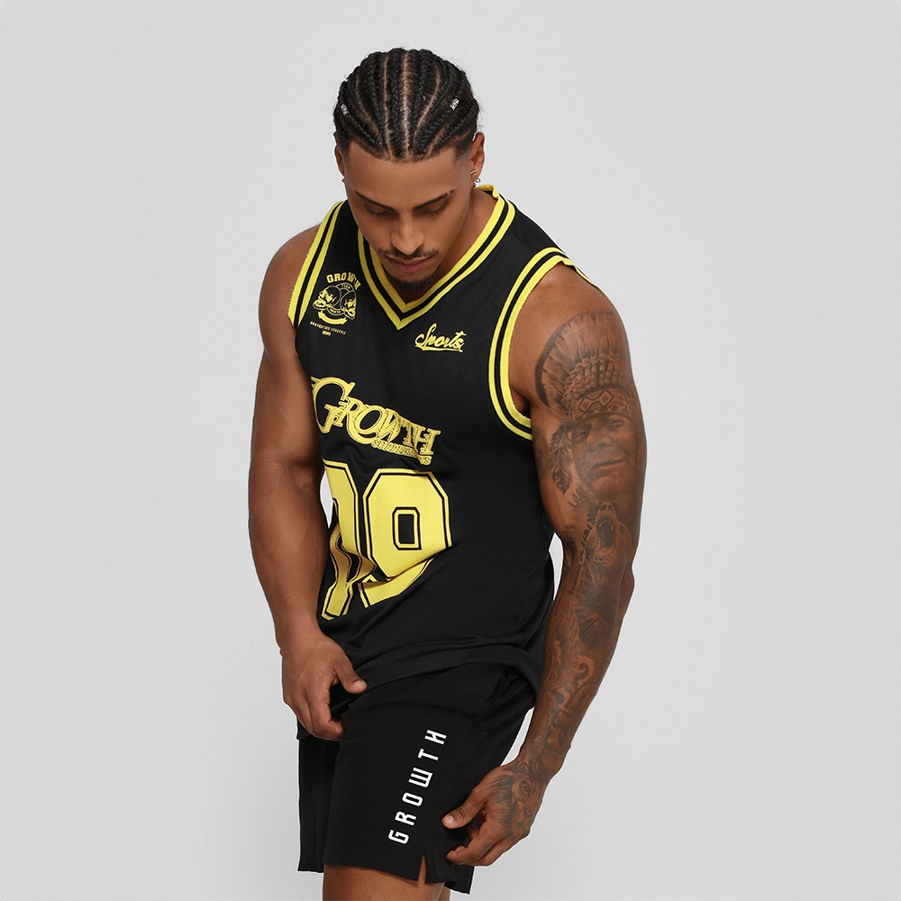 Regata Basket Growth Preta/Amarela