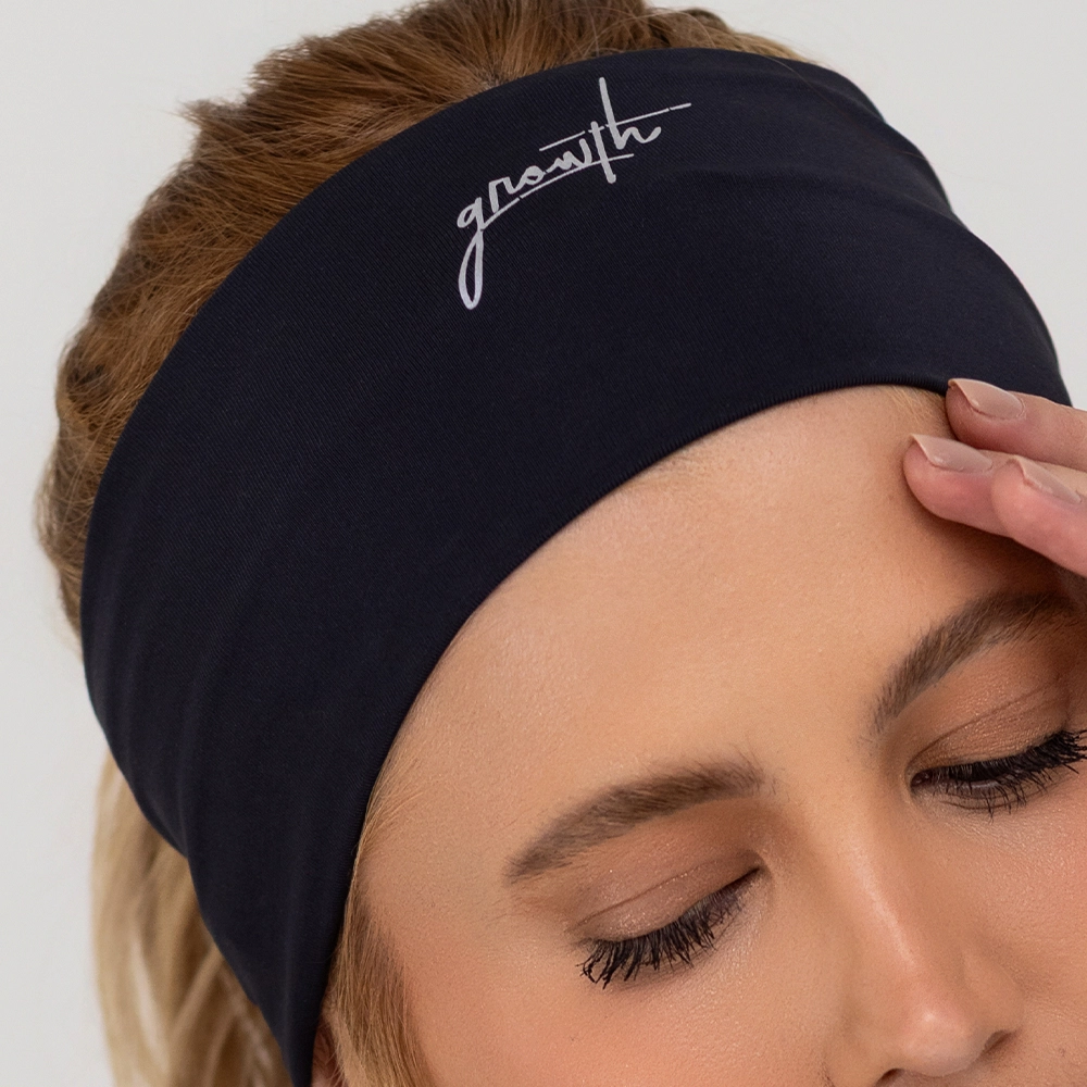 Faixa De Cabelo Growth Detals Preto