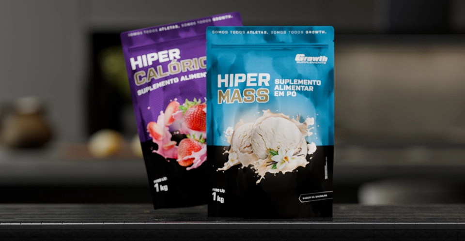 HIPER MASS SABOR BAUNILHA - growth supplements