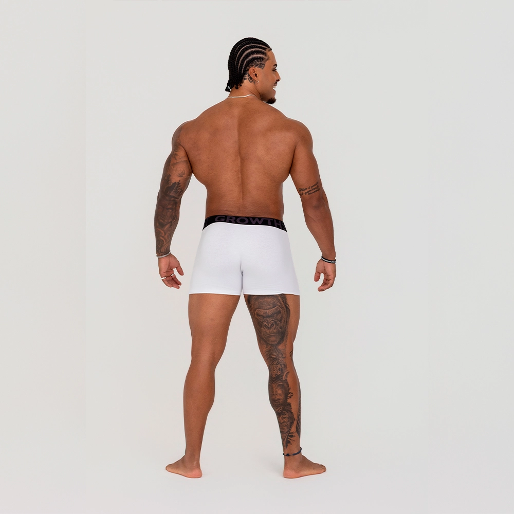 Cueca Boxer Branco Growth Premium