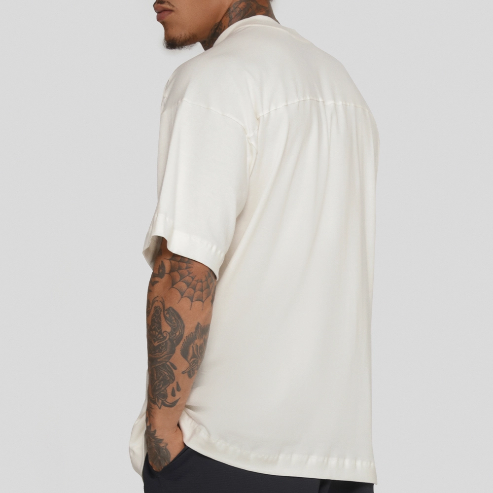 Camiseta Tecno Growth Oversized Off White