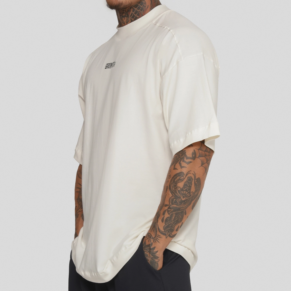 Camiseta Tecno Growth Oversized Off White