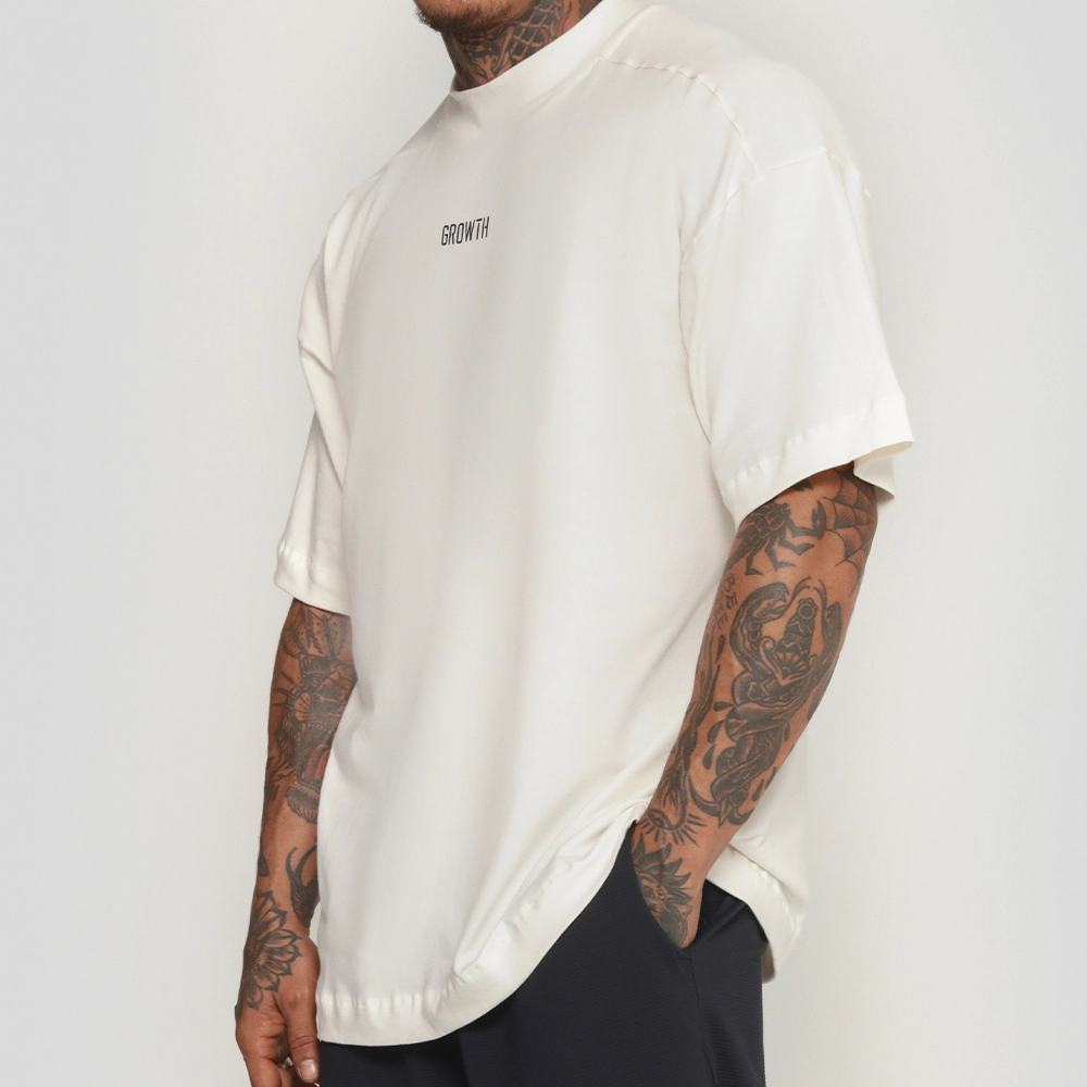 Camiseta Tecno Growth Oversized Off White