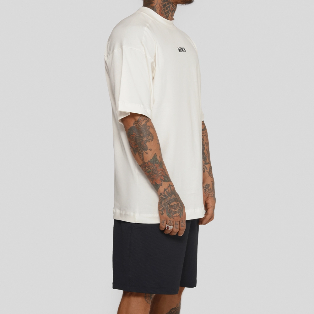 Camiseta Tecno Growth Oversized Off White