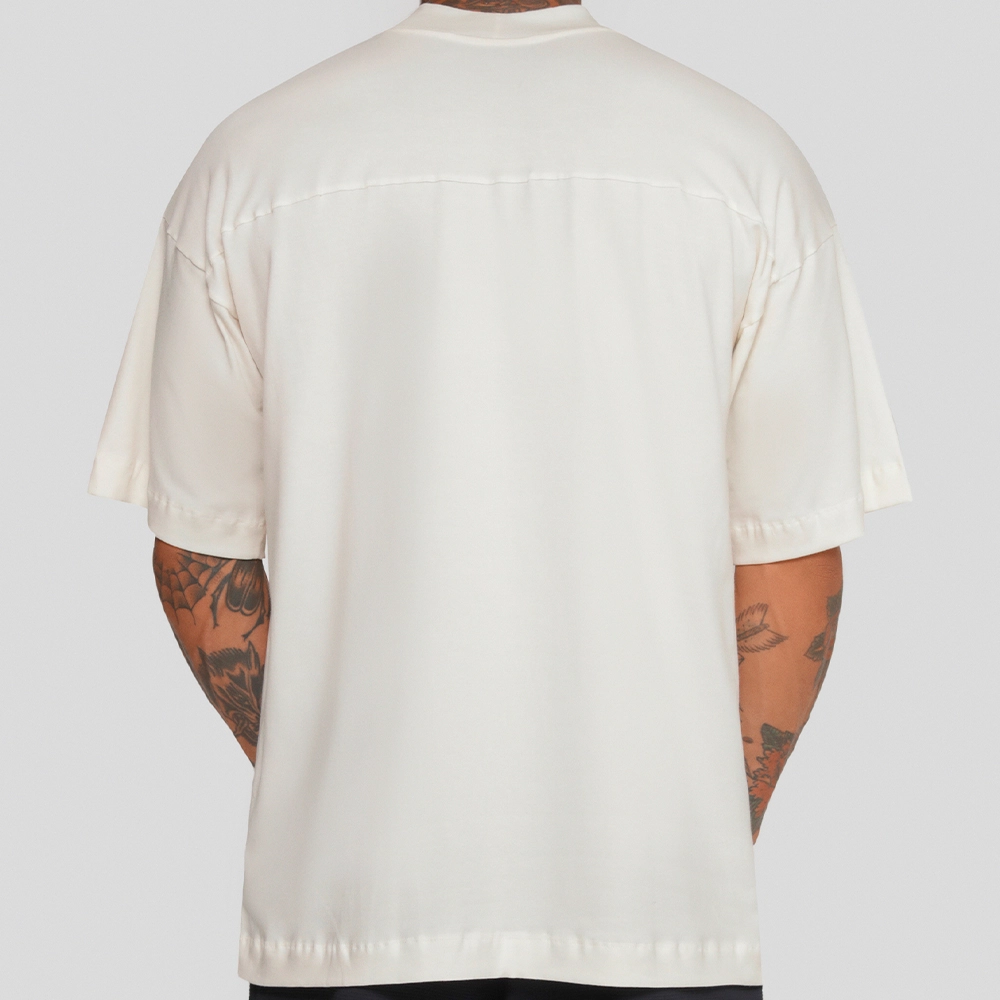 Camiseta Tecno Growth Oversized Off White