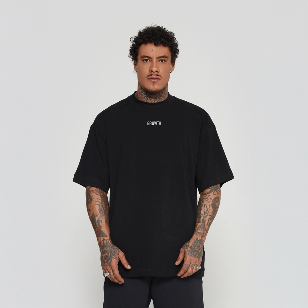 Camiseta Tecno Growth Oversized Preta