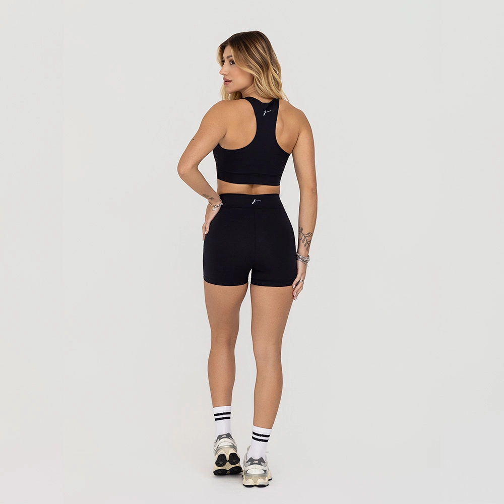 Short Growth Ciclista Cos Assimetrico Preto